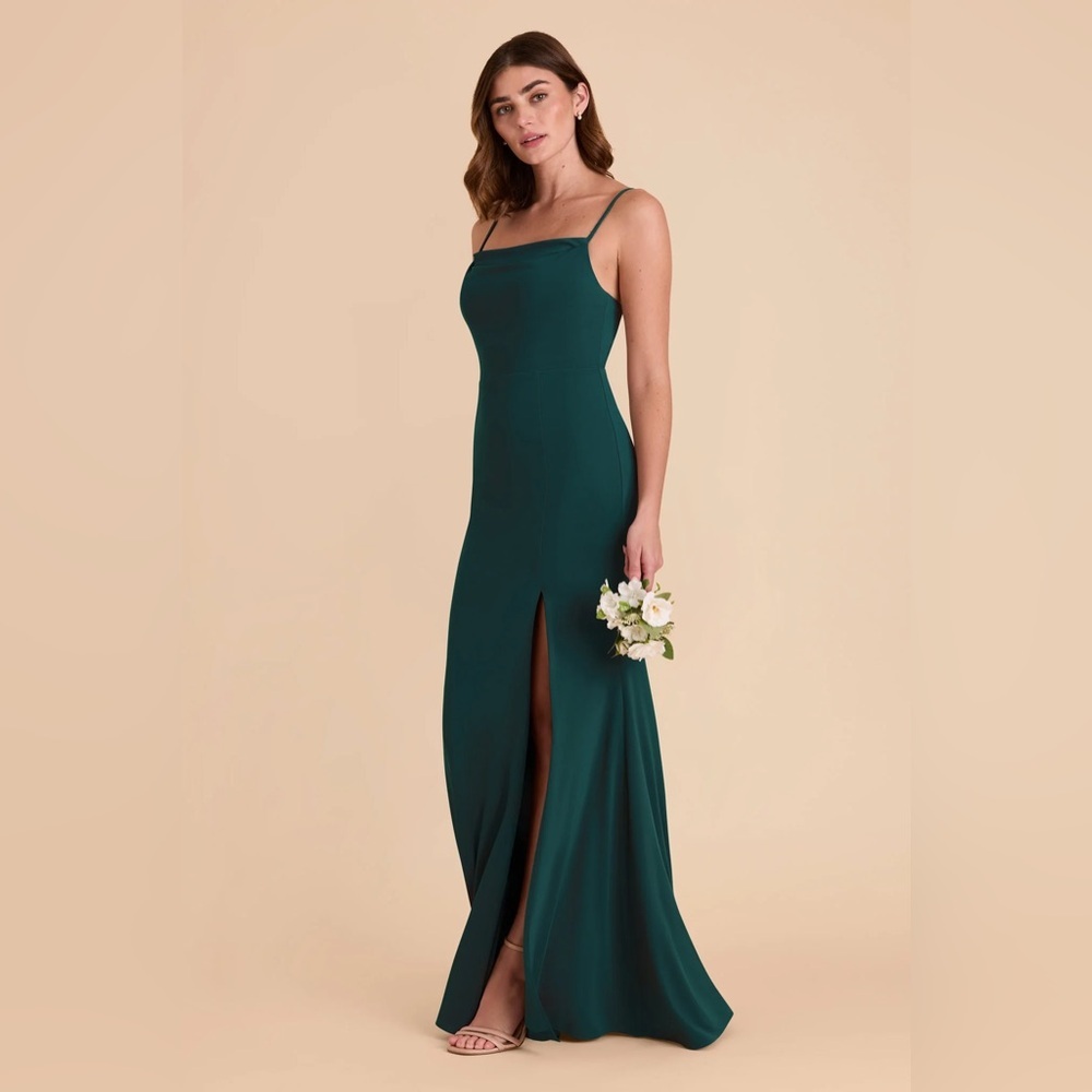 Birdy Grey Ash Dress Emerald Green Medium Bridesmaid Bridal Wedding Prom